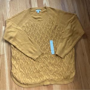🌼 Butterscotch Cable Knit Sweater 🌼